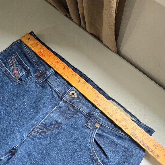 Diesel Grupee Jeans Womens 31x32 Blue Super Slim Skinny Low Waist Denim‎ - Picture 10 of 15